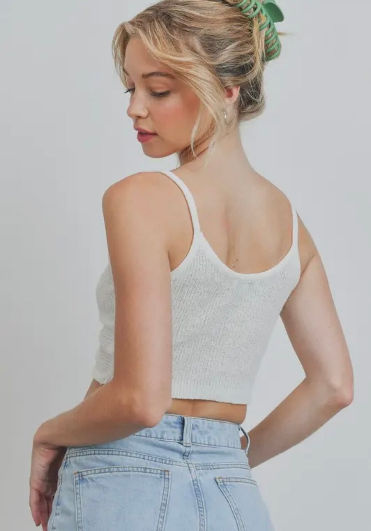 Vacay Tank - White