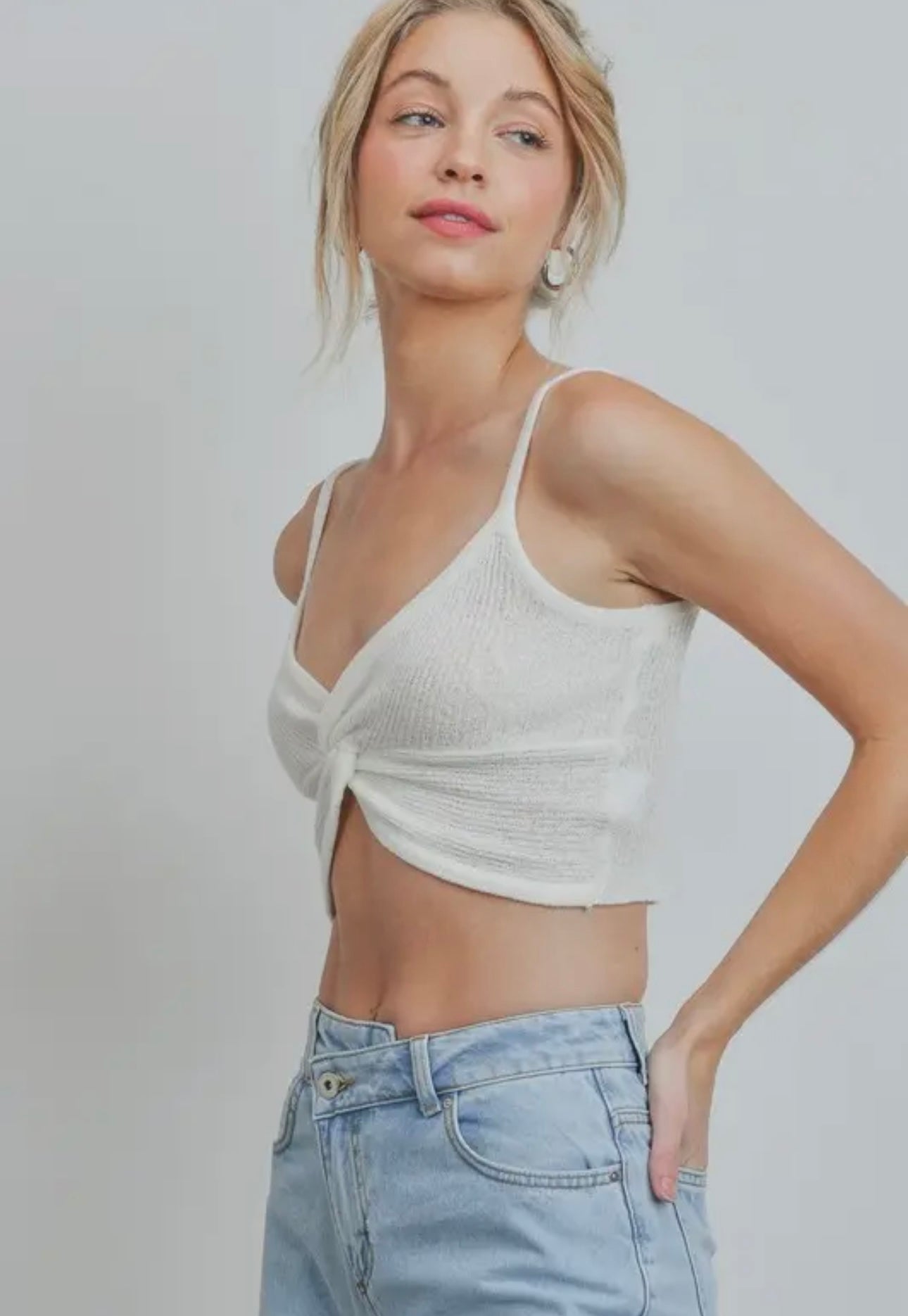 Vacay Tank - White