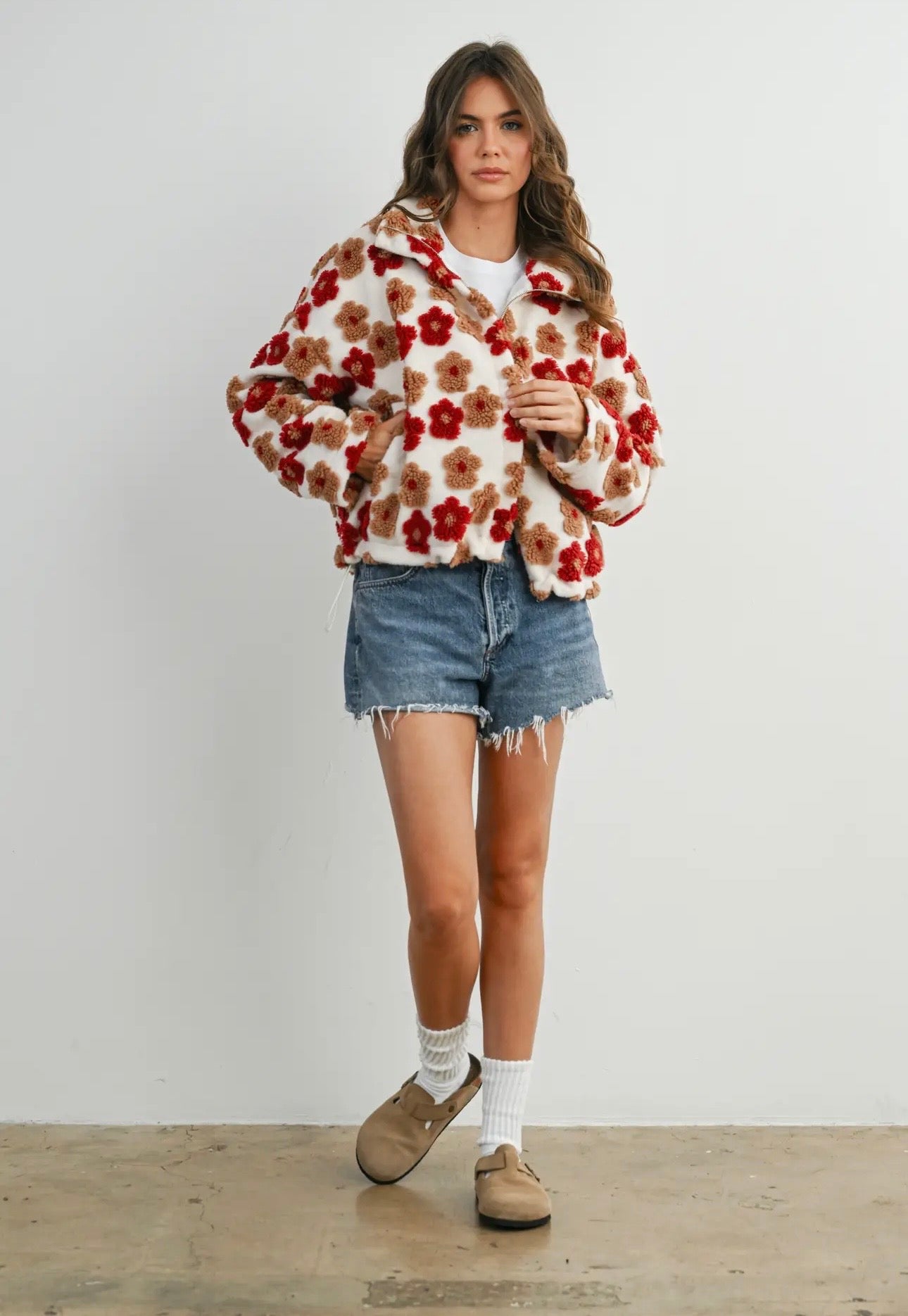 Flower Festival Jacket – Sunshine & Smile Boutique