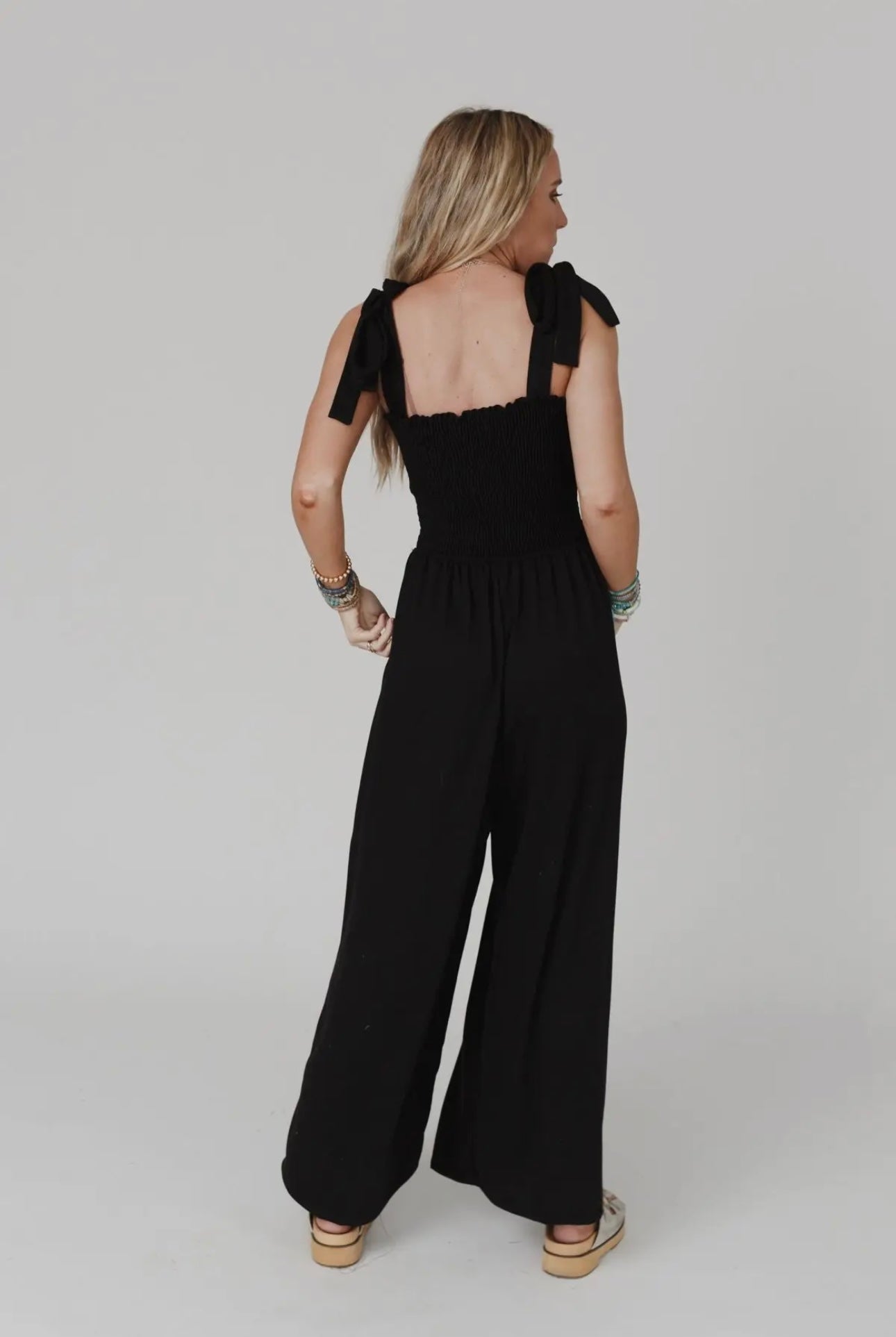 Day trip Wide Leg Jumpsuit - Black