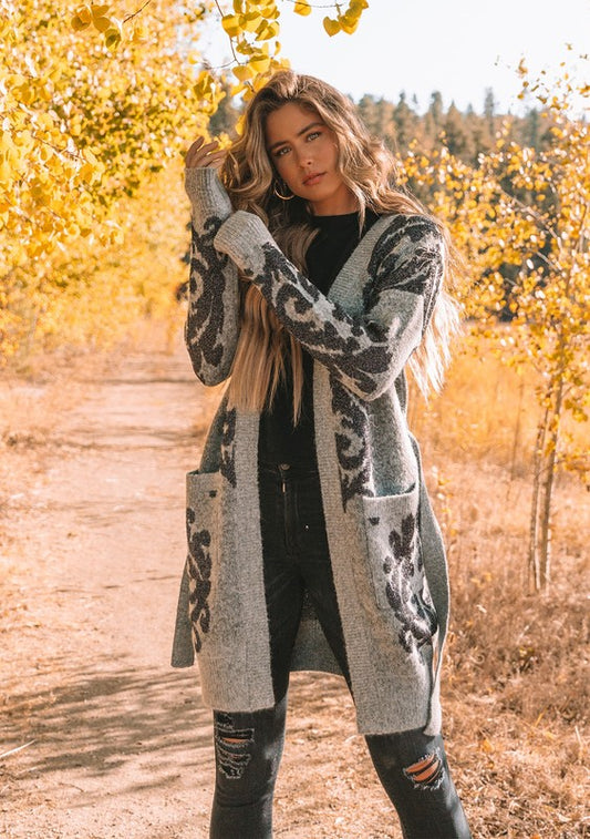 Bella Cardigan - Grey