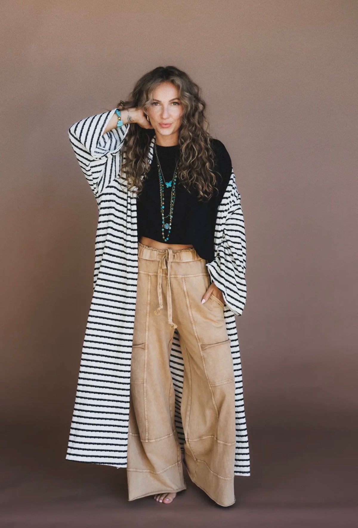 Callie Striped Cardigan