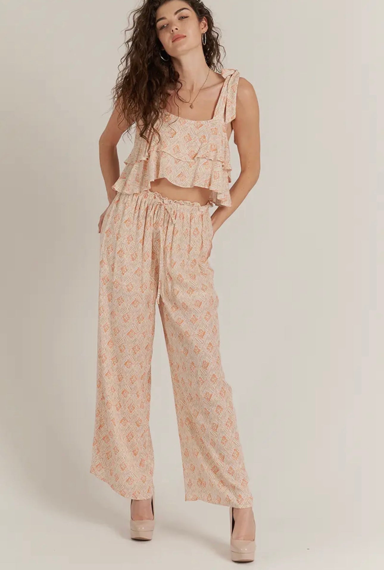 Summer Days Top & Pants Set