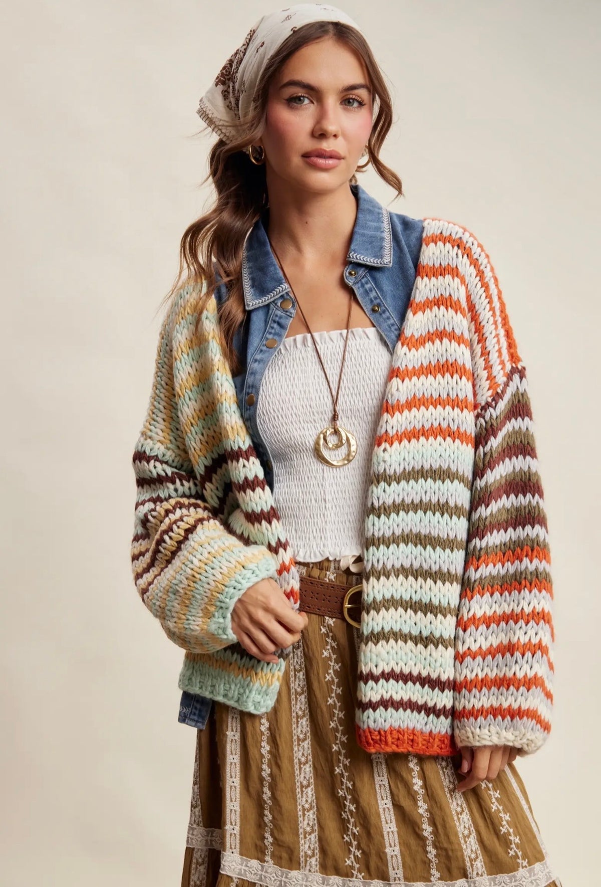 Chunky Knit Cardigan