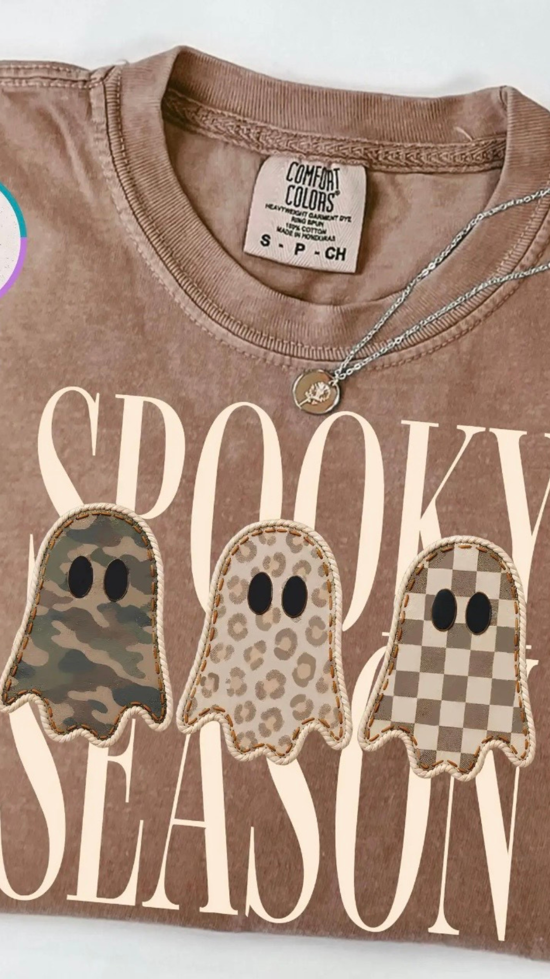 Spooky Season Graphic Tee - Espresso