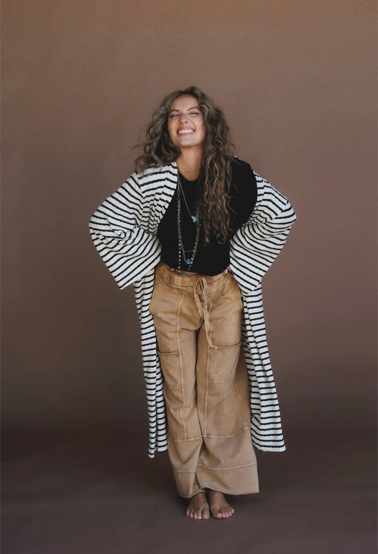 Cali Striped Cardigan (PRE ORDER)