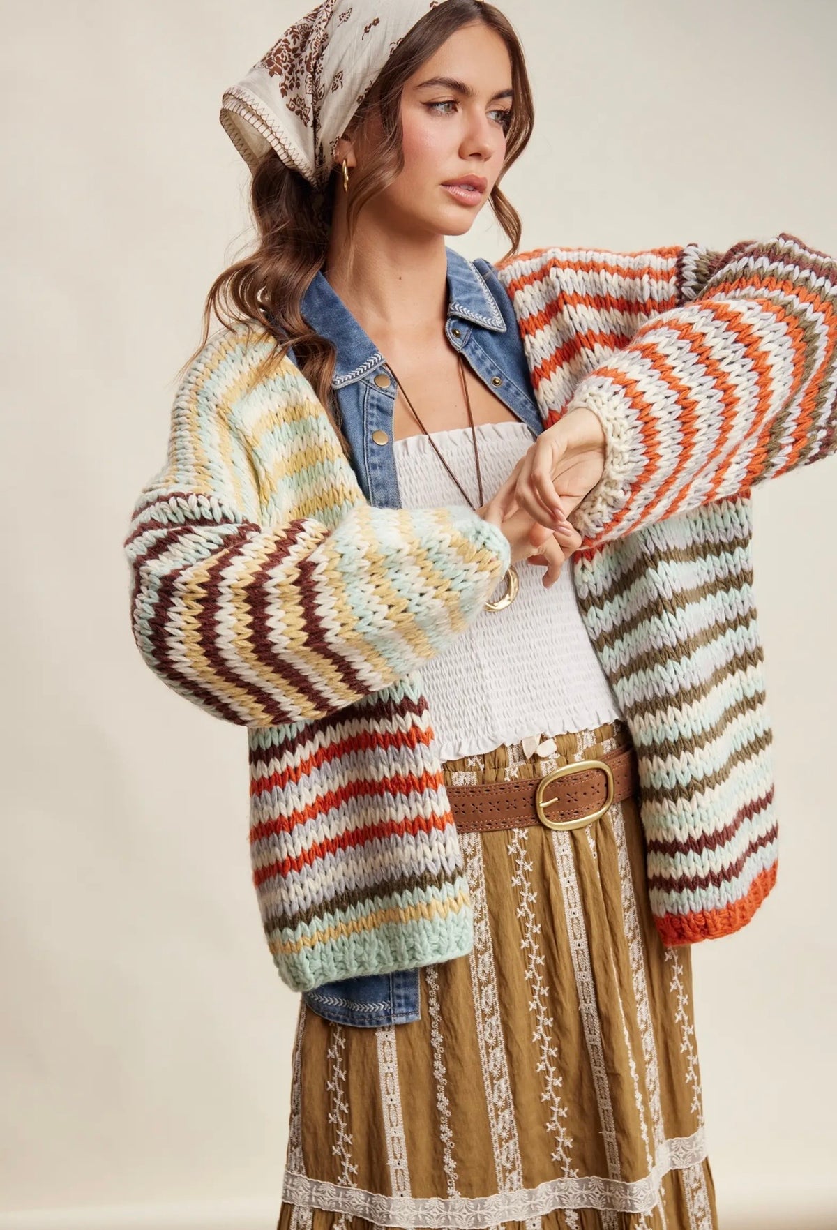 Chunky Knit Cardigan