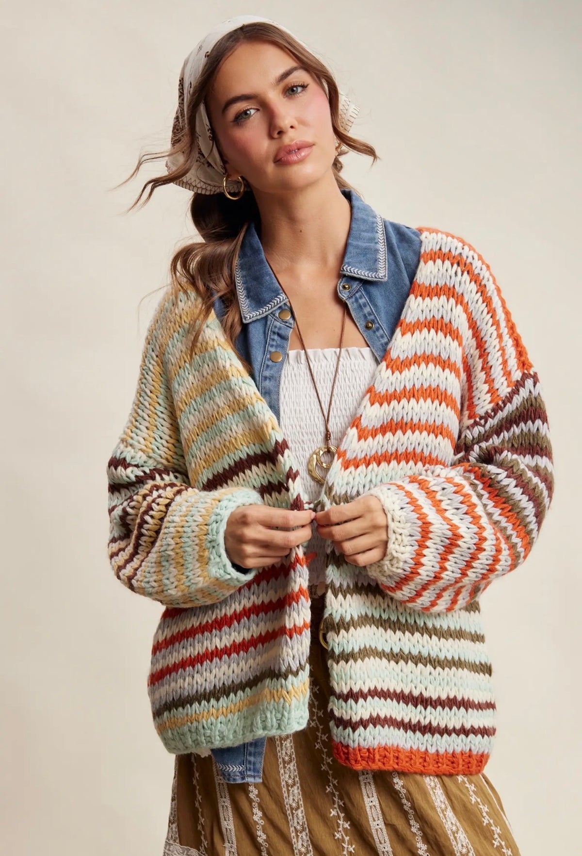 Chunky Knit Cardigan