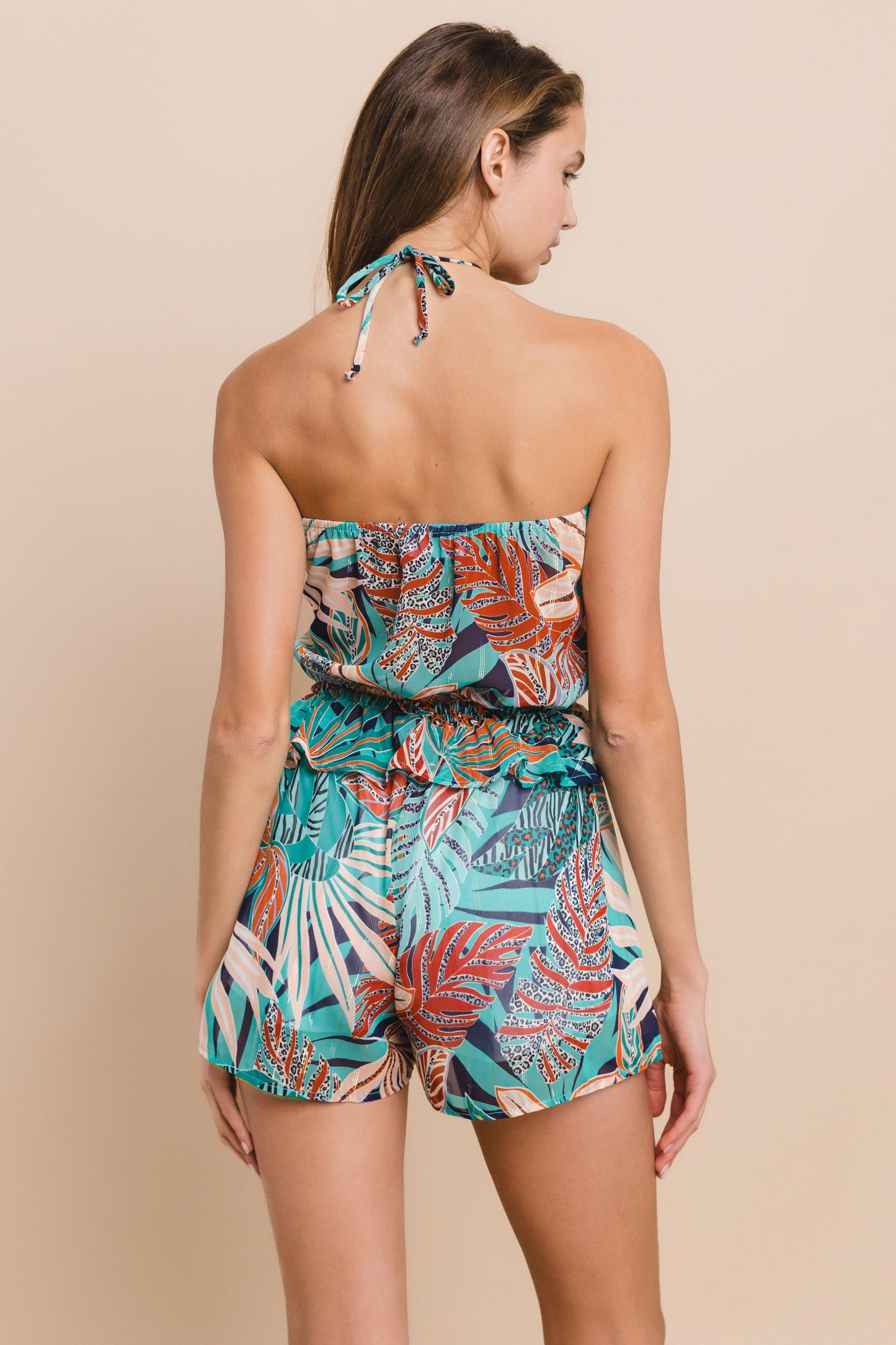 Tropical Romper - Teal