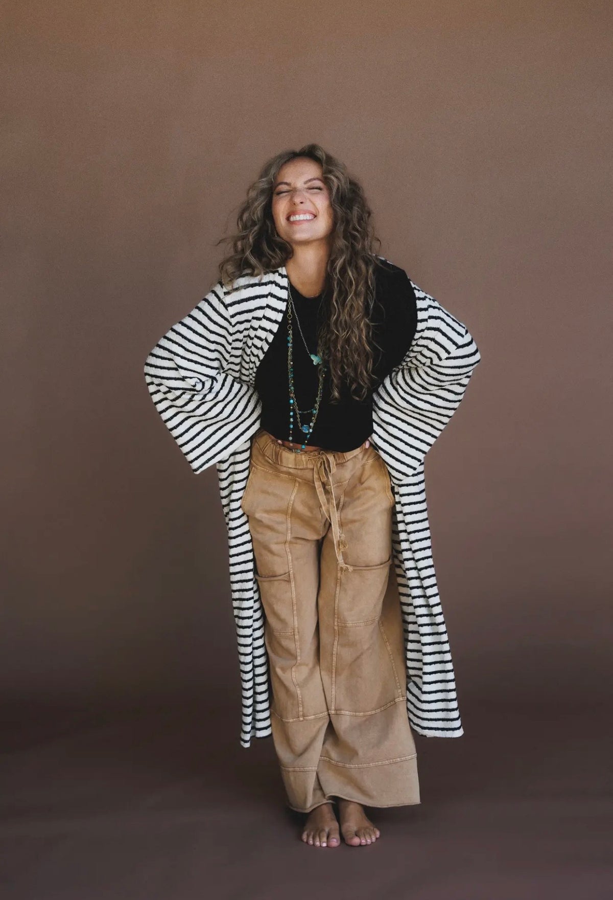 Callie Striped Cardigan