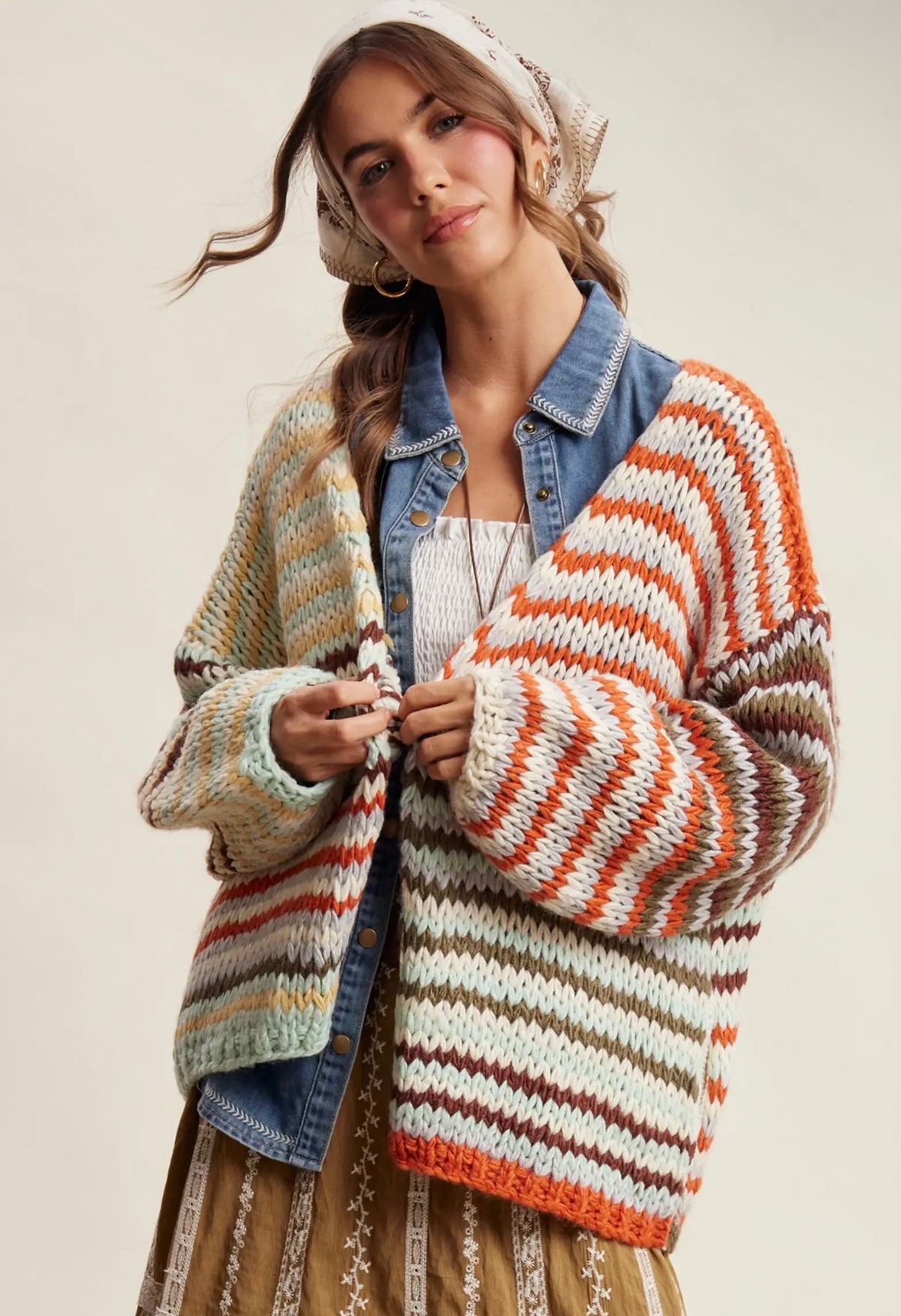 Chunky Knit Cardigan