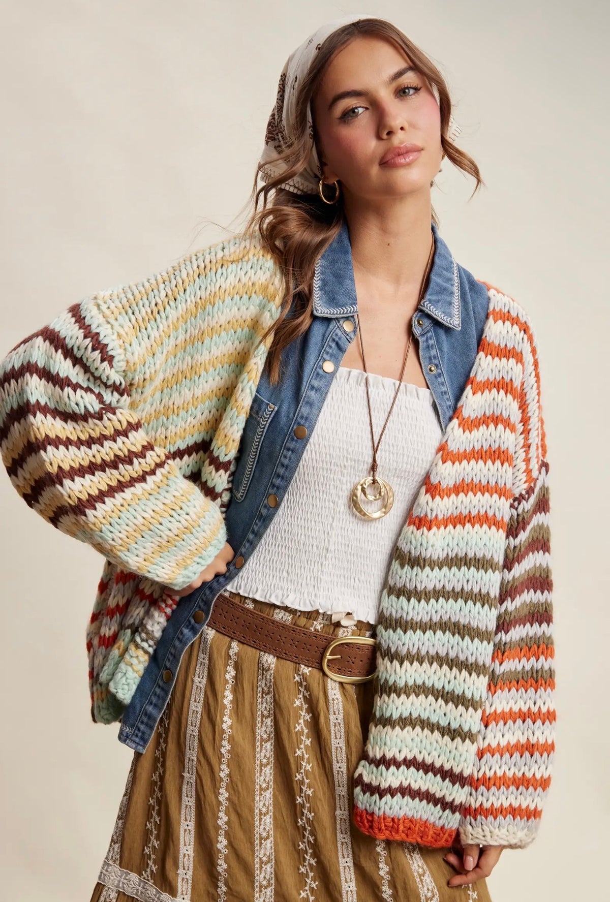 Chunky Knit Cardigan