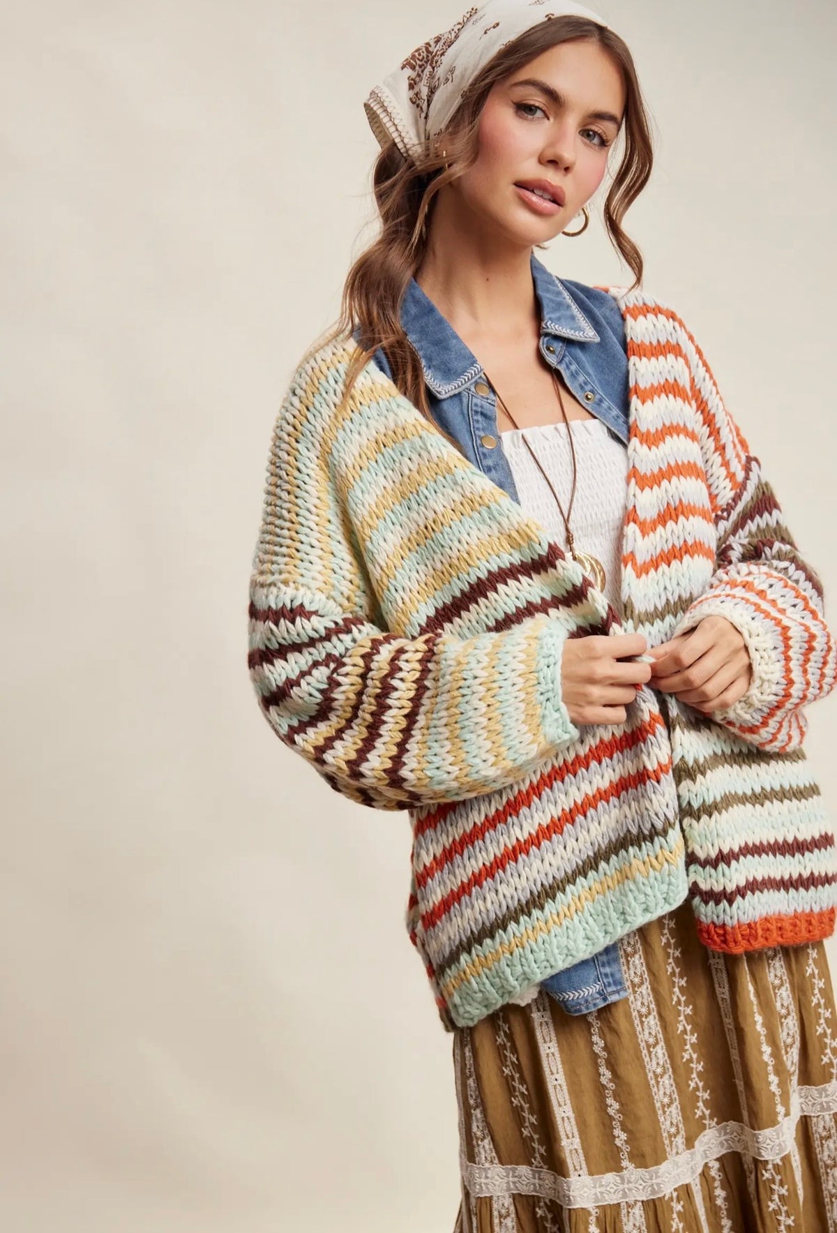 Chunky Knit Cardigan