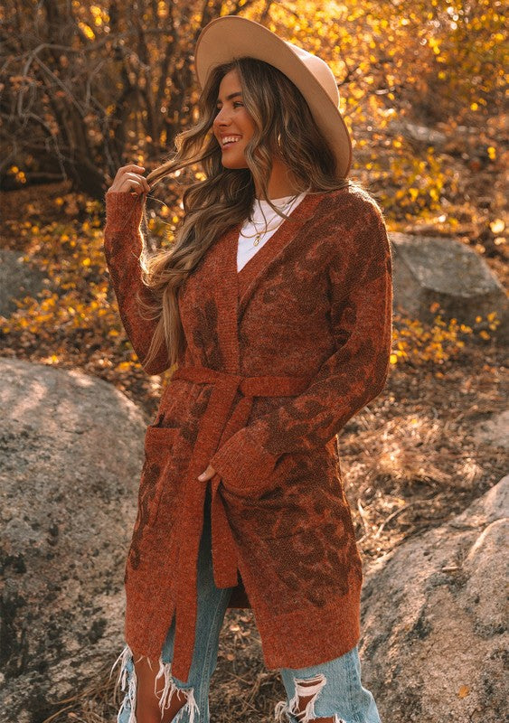Bella Cardigan - Rust