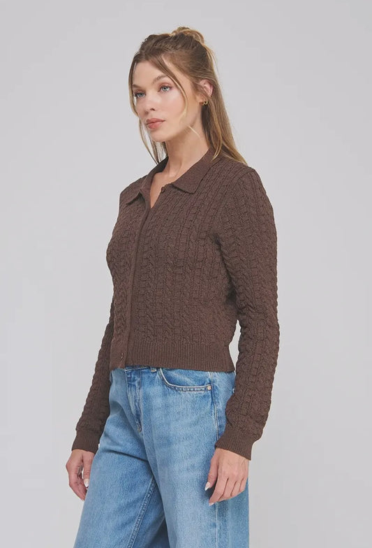 Cable Knit Sweater - Coco