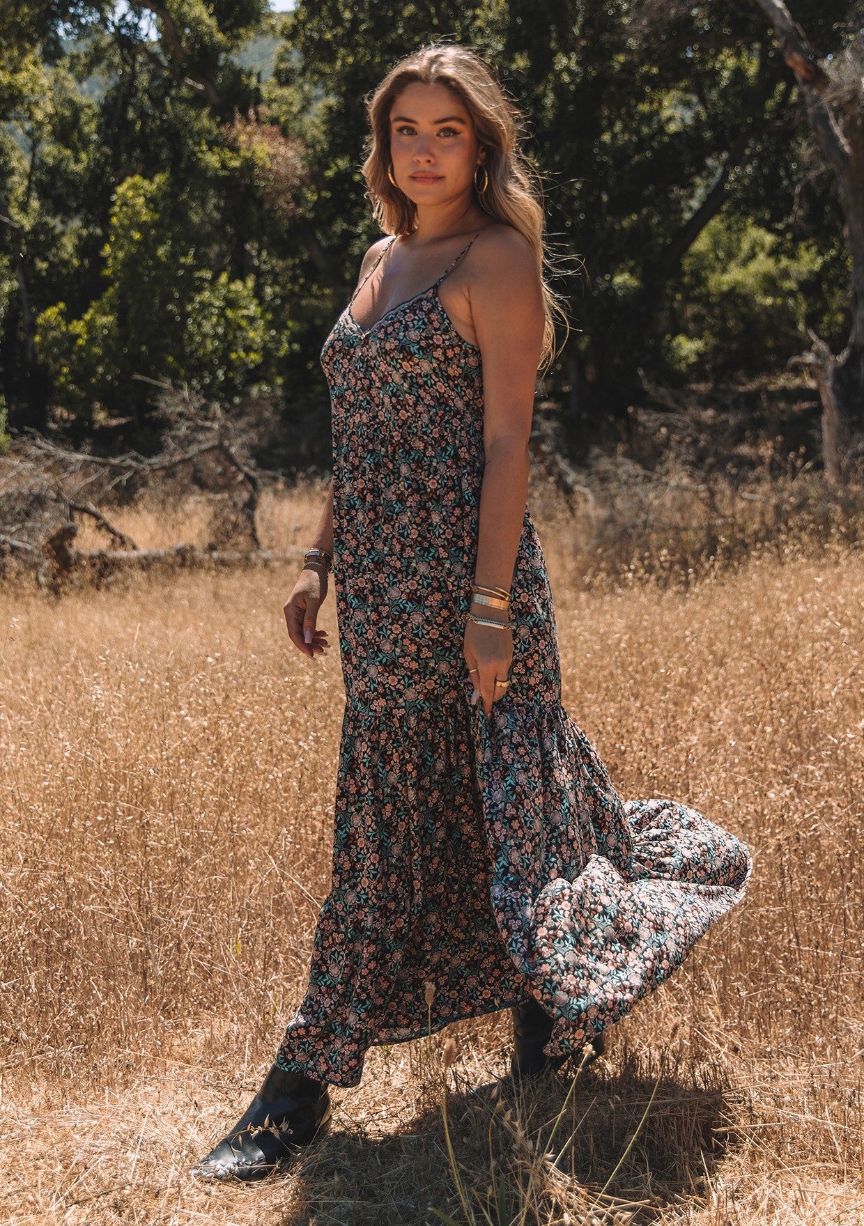 Vintage Floral Maxi Dress Vintage Floral Maxi Dress