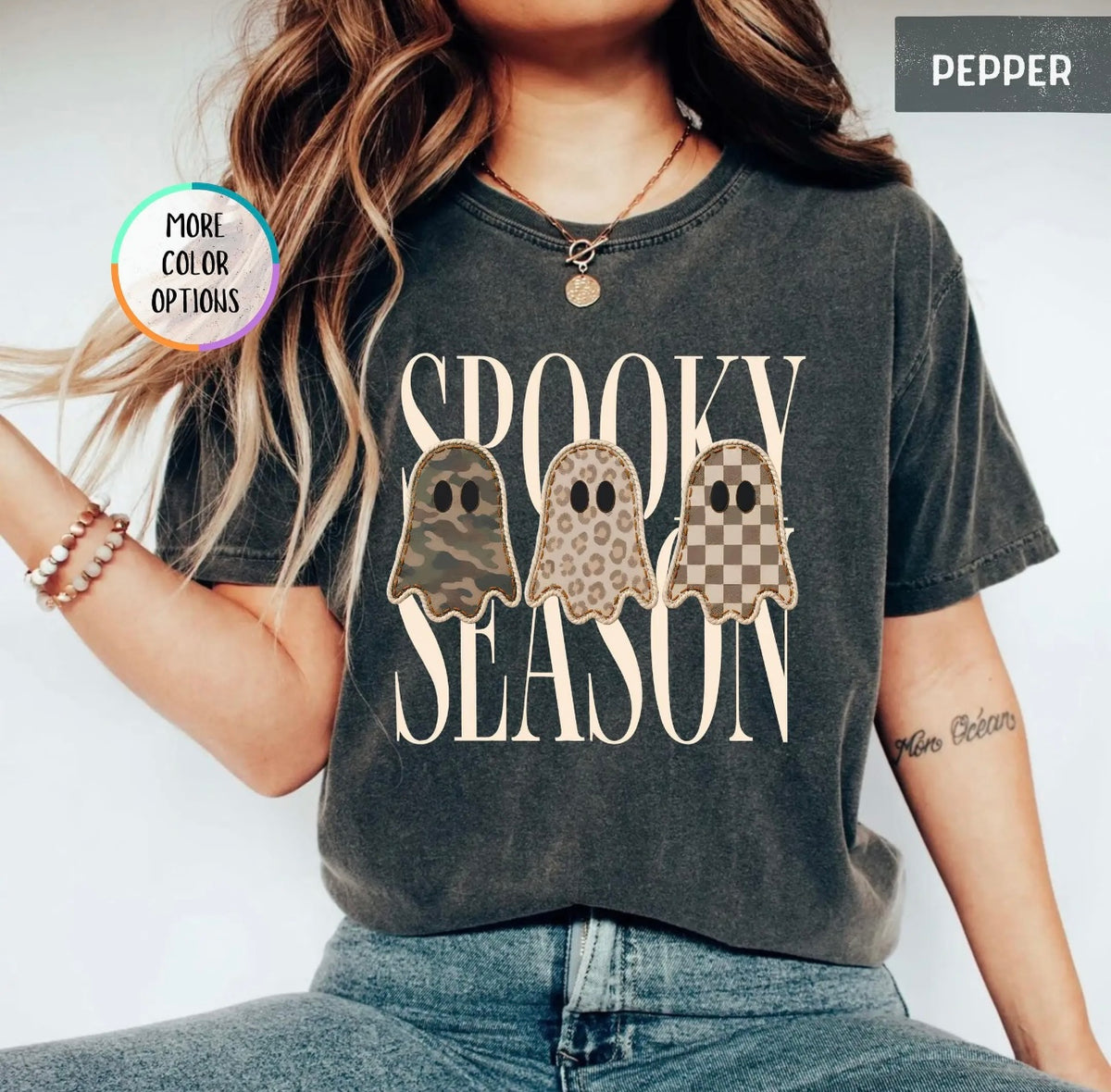 Spooky Season Graphic Tee - Pepper