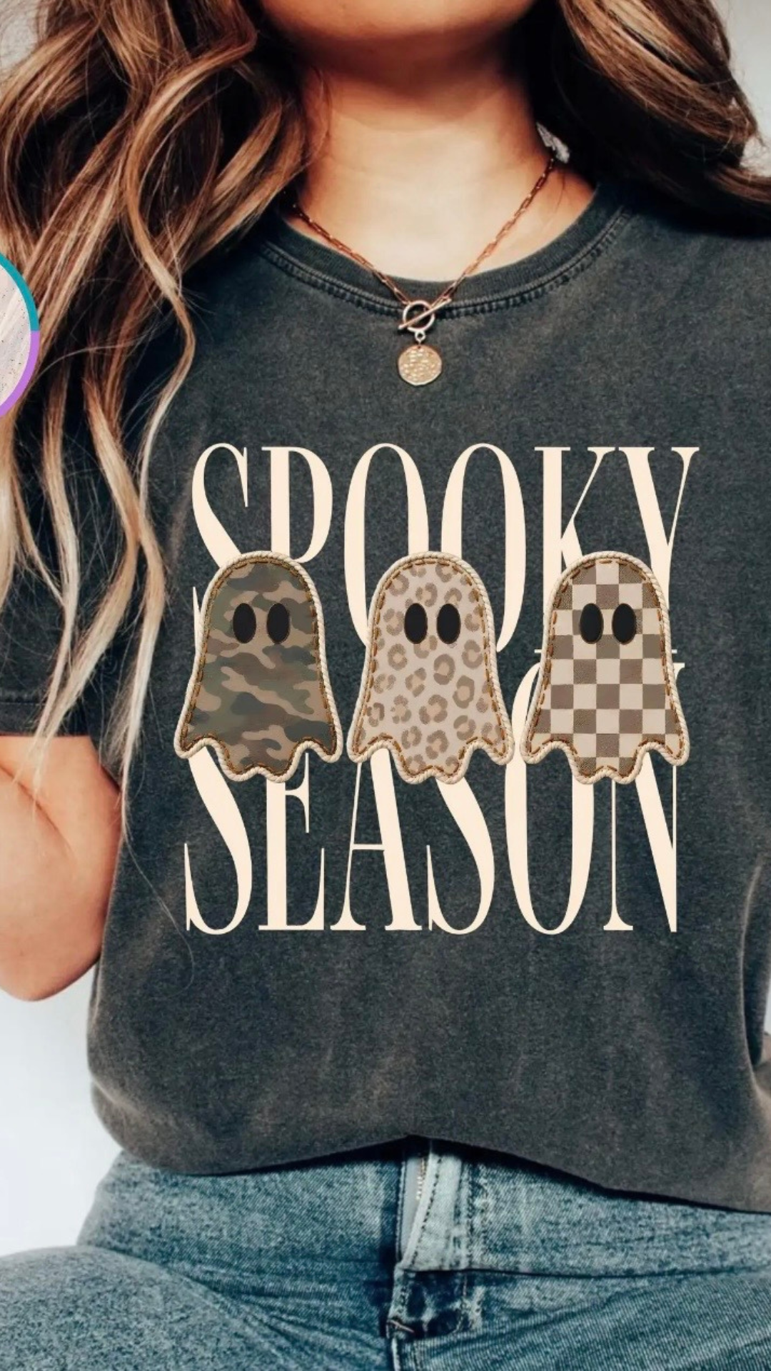 Spooky Season Graphic Tee - Pepper